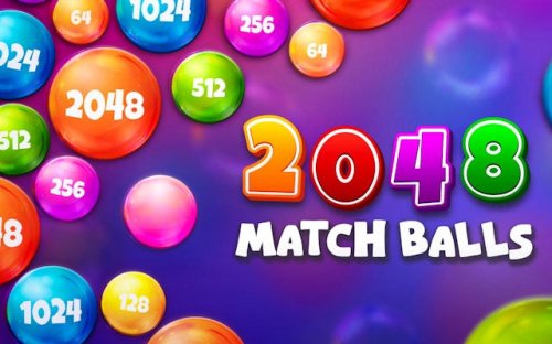 2048 Match Balls Puzzle Game