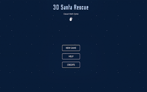 Casual Christmas Santa Game: Run & Count