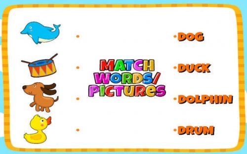 Match Pictures to Words - Fun Vocabulary Learning Game