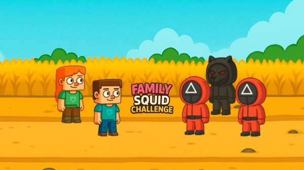 Family Squid Challenge: Team Escape Game - Cooperative Puzzle Game
