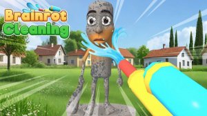 Brainrot Cleaning: Fun Cleaning Simulator Game - Puzzle Game