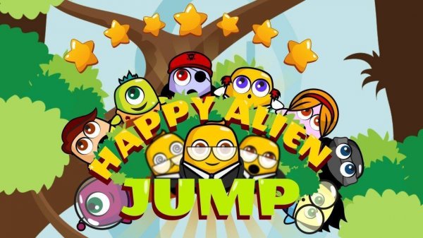 Happy Alien Jump Online Arcade Game