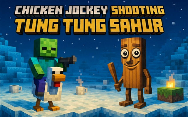 Chicken Jockey: Tung Tung Sahur Pixel Action Adventure