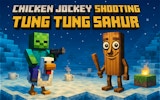 Chicken Jockey: Tung Tung Sahur Pixel Action Adventure