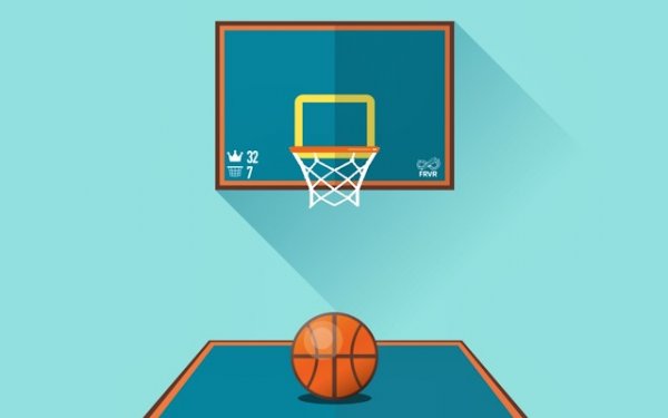 Basketball FRVR - Free Hoop Shooting Game Online Arcade Game
