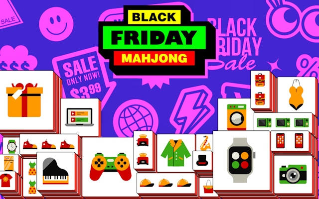 Black Friday Mahjong: Shopping Tile Match