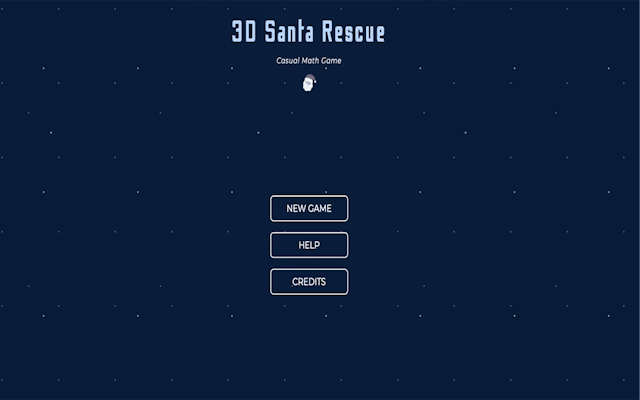 Casual Christmas Santa Game: Run & Count