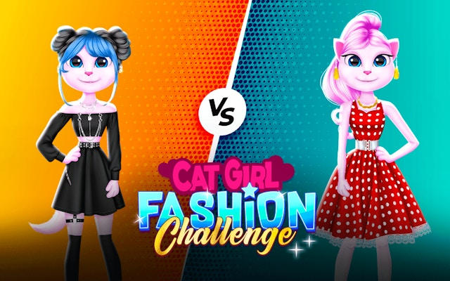 Cat Girl Fashion Challenge - Dress Up & Style Game