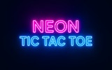 Neon Tic Tac Toe - Classic Strategy Puzzle Game