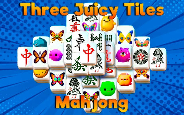 Three Juicy Tiles Mahjong Puzzle Game