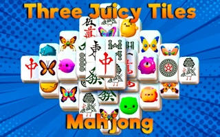 Three Juicy Tiles Mahjong Puzzle Game