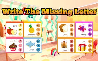 Write The Missing Letter: Kids Word Game