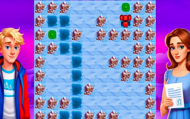 Xmas Snow Challenge - Maze Puzzle Game